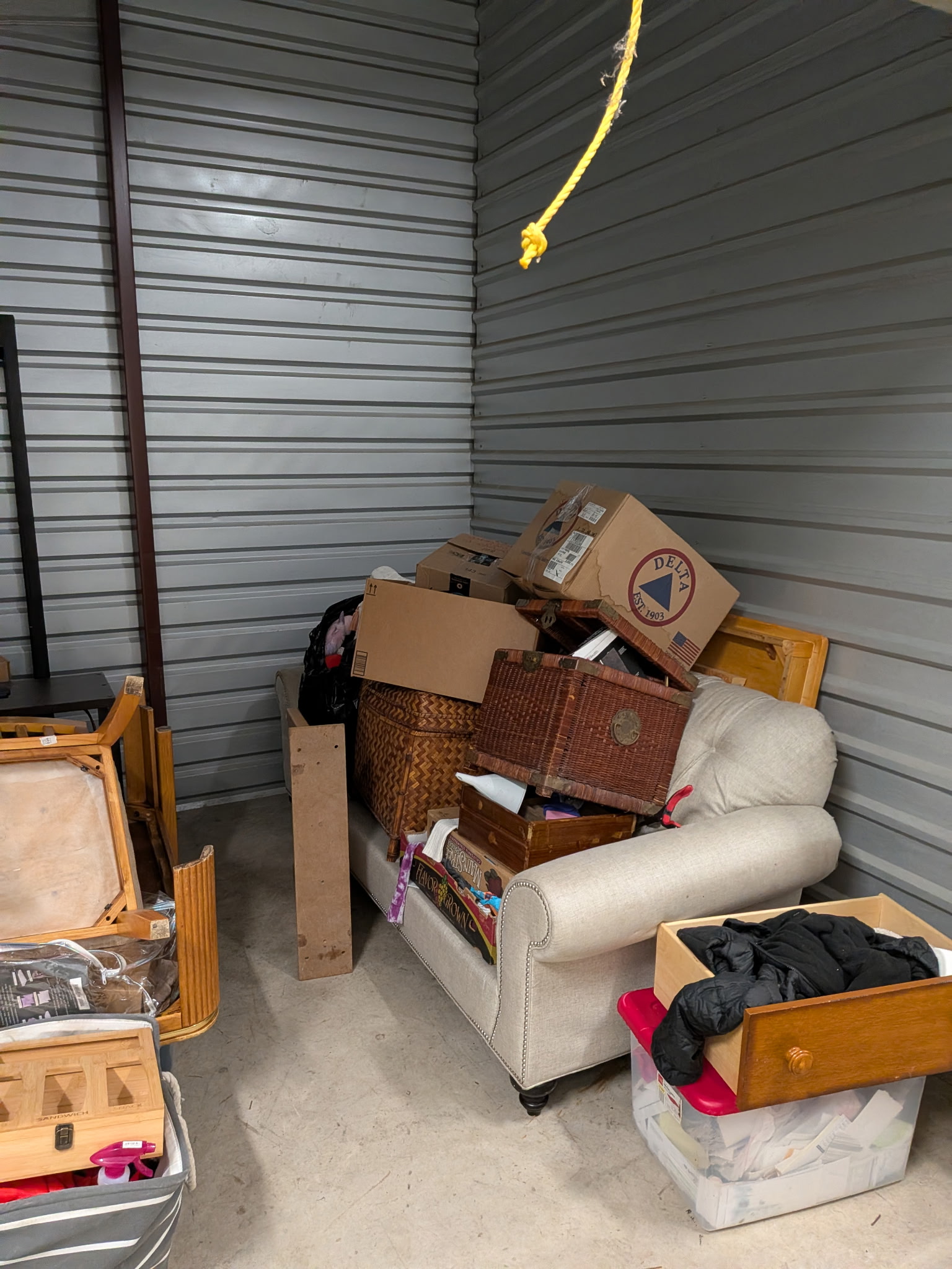 Storage unit cleanout